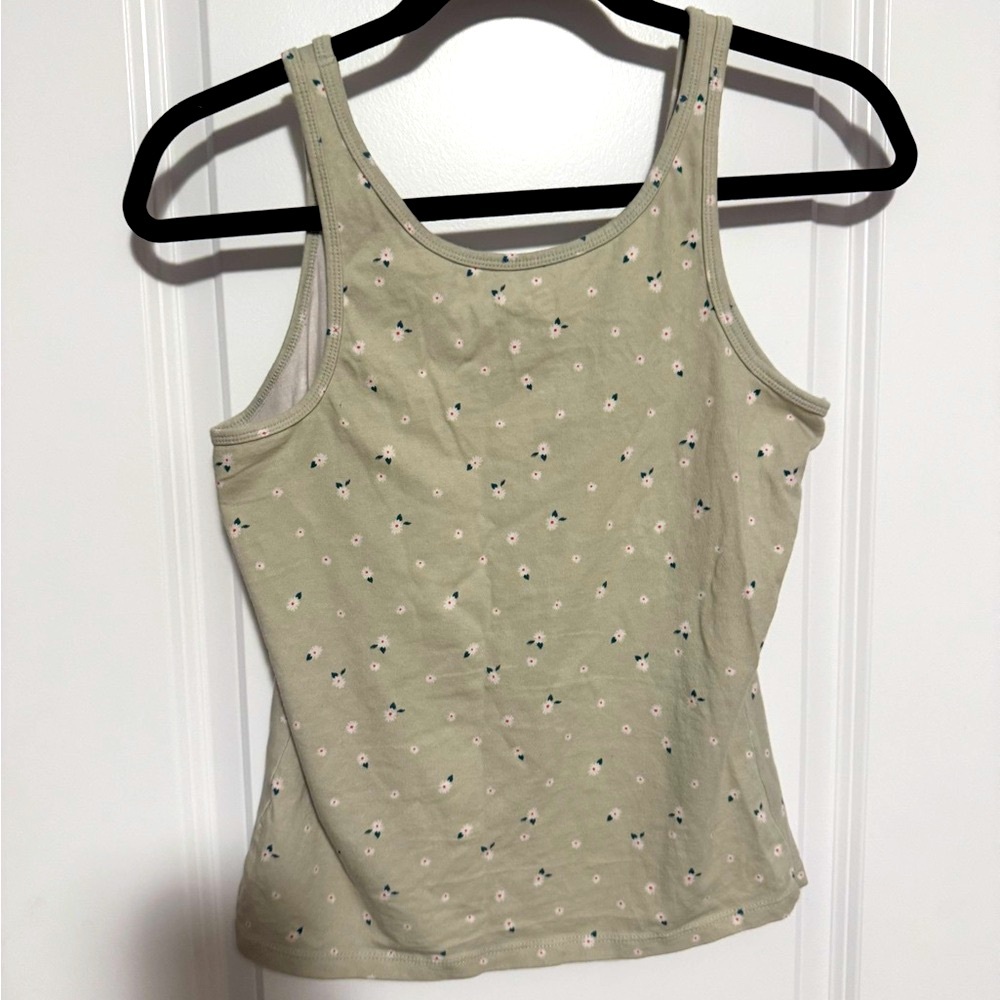 SO Cream Fitted Embellished Tank Top